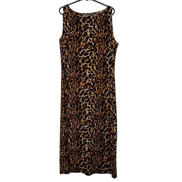 Norma Kamali Leopard Dress Size Medium - Picture 1 of 6